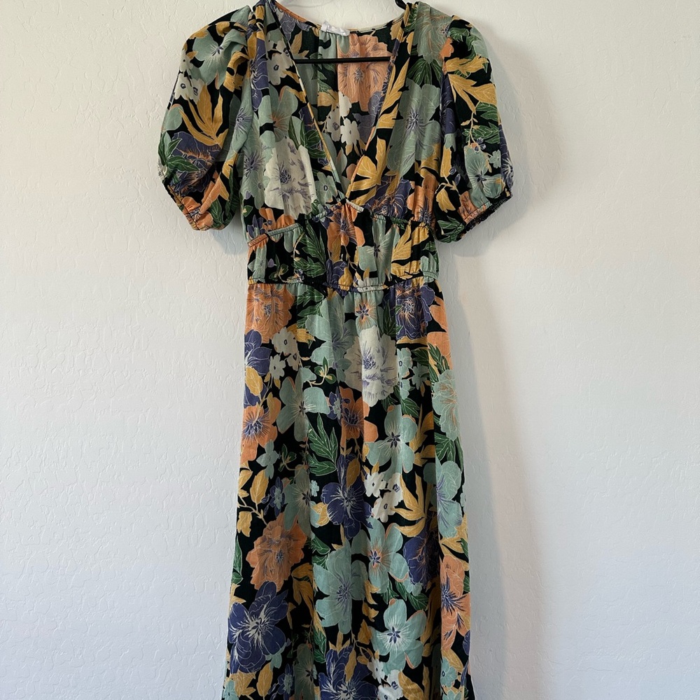 Floral Multicolor Maxi Dress